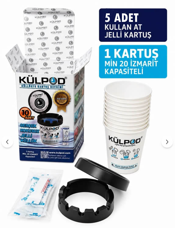 Külpod Kartuşlu Küllük 5'li - Görsel 8